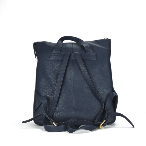 Radley London Westwell Lane Medium Leather Ziptop Backpack - Ink - Picture 2 of 10